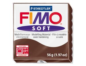 PASTA STAEDTLER FIMO SOFT 56 GR COLOR CHOCOLATE