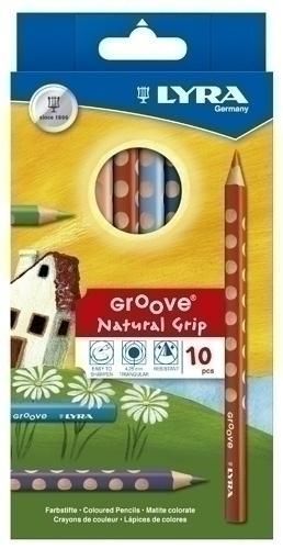 ESTUCHE 10 LAPICEROS DE COLORES LYRA GROOVE