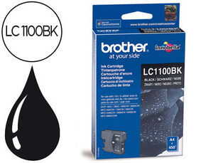 INK-JET BROTHER LC-1100BK NEGRO 450 PAG