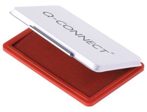 TAMPON Q-CONNECT N.1 126X81 MM ROJO