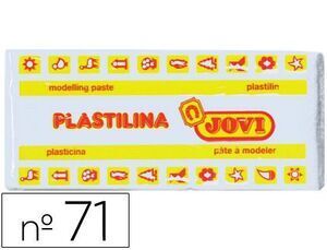PLASTILINA JOVI 71 COLOR 150 GR. BLANCA (ENV.15) [D-2-3]