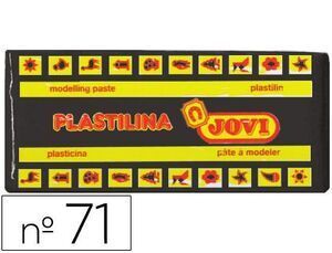 PLASTILINA JOVI 71 COLOR 150 GR. NEGRA (ENV.15)