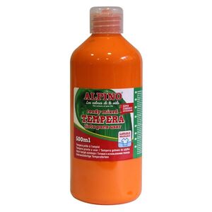 TEMPERA ACRILICA ALPINO 250 ML NARANJA