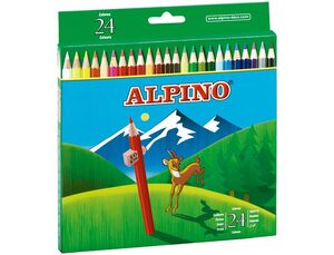 ESTUCHE 24 PINTURAS ALPINO REF 658 