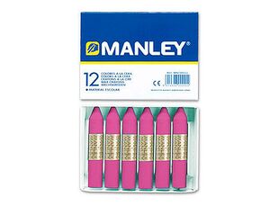 CAJA 12 CERAS MANLEY LILA 39