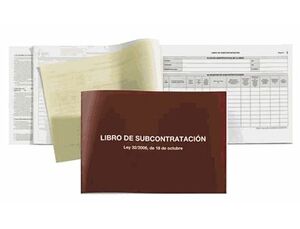 LIBRO SUBCONTRATACION EUSKERA MIQUELRIUS FOLIO NATURAL JUEGO DE 10 HOJAS AUTOCOPIATIVAS