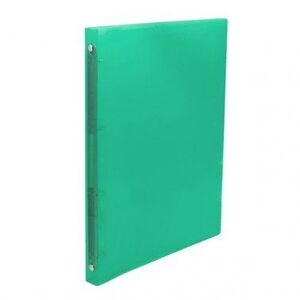 CARPETA FLEXIBLE PLUS OFFICE A4 4 ANILLAS 16MM VERDE