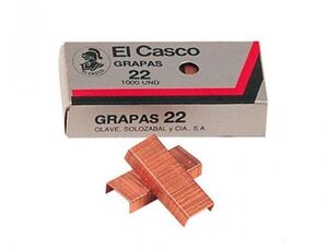GRAPAS EL CASCO 22 -CAJA DE 1000