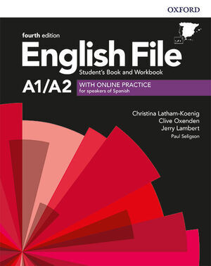 ENGLISH FILE 4TH EDITION A1/A2. STUDENT'S BOOK AND WORKBOOK WITHOUT KEY PACK