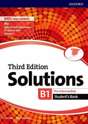 SOLUTIONS 3RD EDITION PRE-INTERMEDIATE. STUDENT'S BOOK