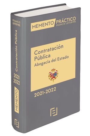 MEMENTO CONTRATACIÓN PÚBLICA (ABOGACÍA DEL ESTADO) 2021-2022