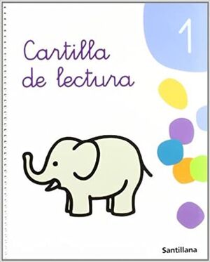 CARTILLA LECTURA 1 EDUCACIÓN INFANTIL LETRAS COLORES SANTILLANA