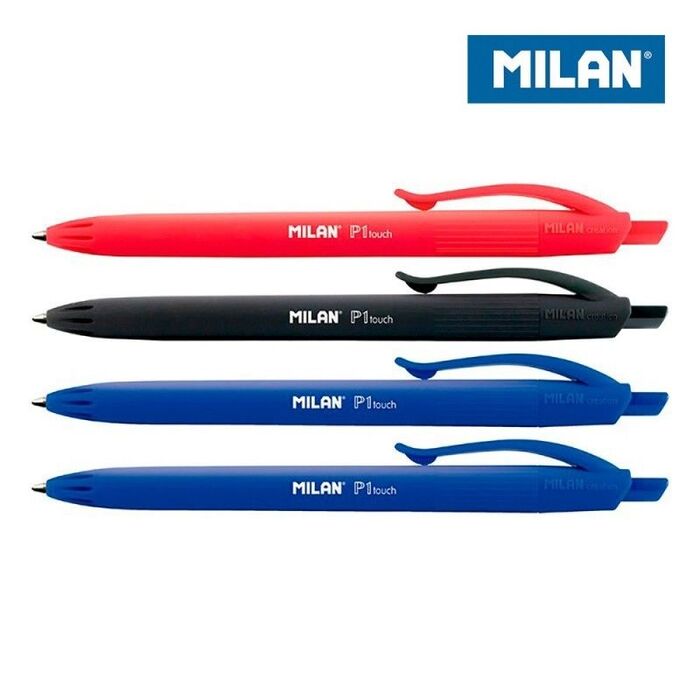 Boligrafo Milan P1 Touch azul
