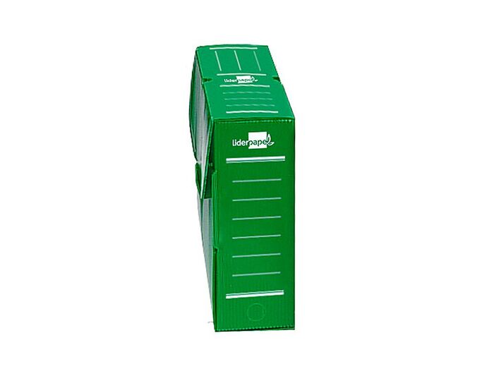 Caja Archivo Definitivo Plastico Liderpapel Marron 360x260x100 Mm